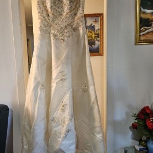 wedding dress front