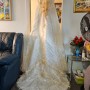 wedding dress rear