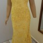 Vestido amarelo frente Vestido amarelo frente