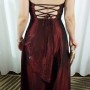Vestido Vinho costas