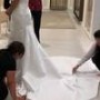 vestido de noiva cauda