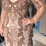vestido no corpo