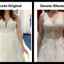 Alteração decote