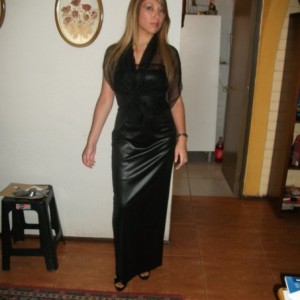 vestido fiesta negro