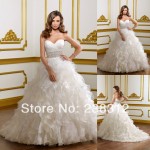Fashionable-Popular-Ball-Gown-Layered-Puff-Skirt-Empire-Waist-Designer-font-b-Wedding-b-font-font