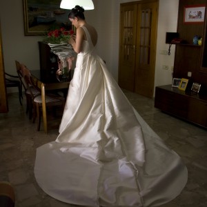 vestido trasera vestido trasera