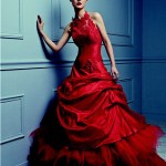 robe de mariee  rouge