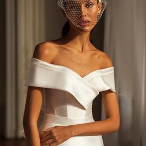close up of w dress on site