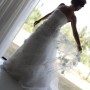 dettaglio tulle con fiori dettaglio tulle con fiori
