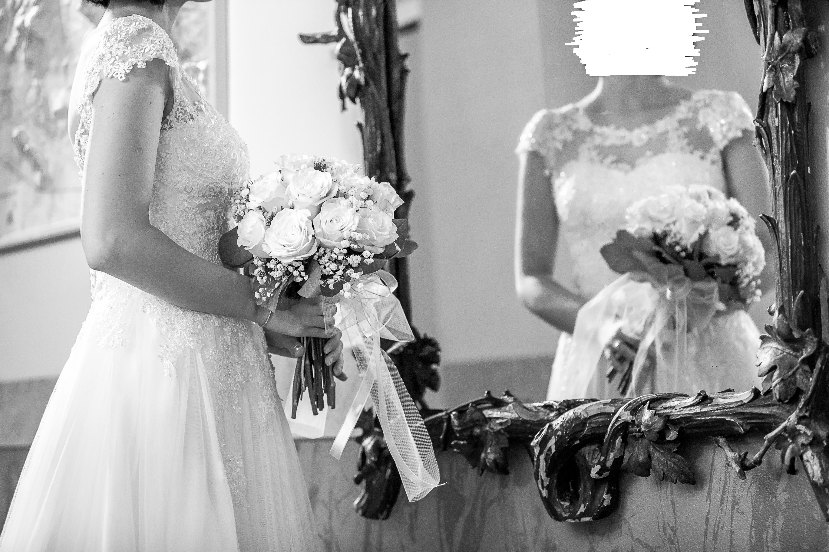 abito da sposa in pizzo bianco anni 50 interamente fa