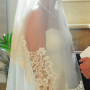 detail of veil lace
