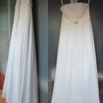 abito da sposa davanti e dietro