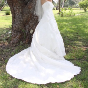 VESTIDO DE NOVIA dorso VESTIDO DE NOVIA dorso