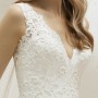 vestido novia escote