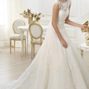 pronovias-2014-costura-bridal-lenit-cap-sleeve-wedding-dress__01