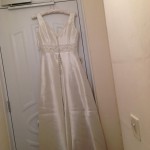 wedding dress - back side