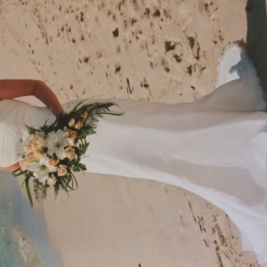 Wedding dress - front Wedding dress - front