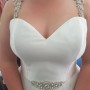 Straps and waist embellishment close up Straps and waist embellishment close up